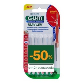 Gum 1314 Μεσοδόντια Trav-Ler Tapered 0,8mm 6τμχ 1+1 με -50% στο 2ο Προϊόν