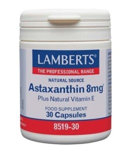 Lamberts Astaxanthin 8mg, 30 κάψουλες