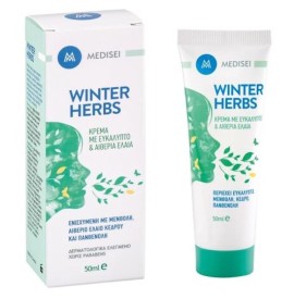 Medisei Winter Herbs Cream Κρέμα με Ευκάλυπτο & Αιθέρια Έλαια, 50ml