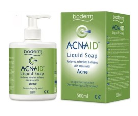 Boderm Acnaid Liquid Soap Υγρό Σαπούνι κατά της Ακμής, 500ml