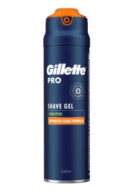 GILLETTE PRO Sensitive Gel Aνδρικό Tζελ Ξυρίσματος με Αλόη για Ευαίσθητες Επιδερμίδες, 200 ml