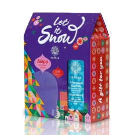 Garden Let it Snow Set Ocean Wave Body Lotion, 500ml & Μωβ Σκούφος