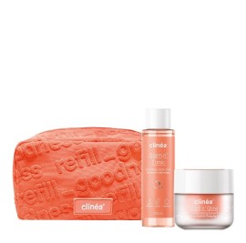 Clinéa Promo Gift Set Αντιγήρανσης με Νεσεσέρ & Κρέμα Reset n Glow 50ml & Toner Απολέπισης Glam n Tonic 200ml