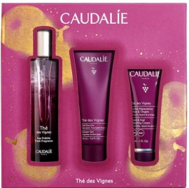 Caudalie The Des Vignes Xmas Promo Fresh Fragrance Γυναικείο Άρωμα, 50ml, Δώρο Shower Gel Αφρόλουτρο Σώματος, 50ml & Hand & Nail Repairing Cream Ενυδατική Κρέμα Χεριών & Νυχιών, 30ml, 1σετ