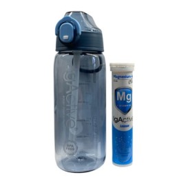 Igactive Magnesium Plus + B6 Με Γεύση Λεμόνι X 20 Effervescent Tabs & Δώρο Plastic Bottle 550ml