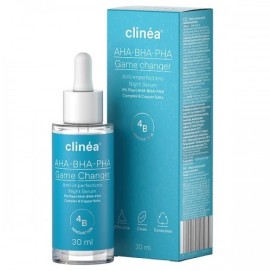 Clinea AHA - BHA - PHA Game Changer Ορός Νυκτός κατά των Ατελειών, 30ml