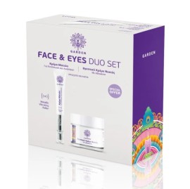 Garden Face & Eyes Duo Set No3 Nourishing Night Cream 50ml & Eye Repair Vibrating Hydrating Cream, 20ml