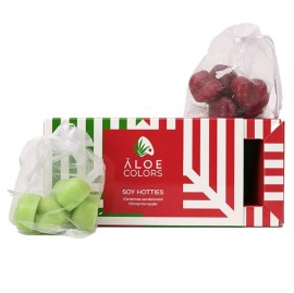 Aloe Colors Soy Hotties Christmas Sandalwood & Cinnamon Apple 14x5gr