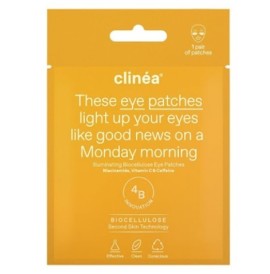 Clinea Illuminating Biocellulose Eye Patches Ματιών για Λάμψη, 1 ζευγάρι