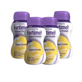 Nutricia Fortimel Compact - Ρόφημα για Πρόσληψη Όλων των Απαραίτητων Θρεπτικών Συστατικών, με Γεύση Βανίλια  4x125ml