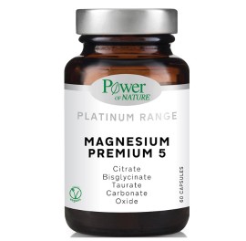 Power of Nature Platinum Range Magnesium Premium 5, 60 κάψουλες