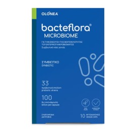 Olonea BacteFlora Microbiome Συμβιωτικό για την Εξισορρόπηση & Αποκατάσταση της Βιοποικιλότητας του Εντέρου, 30 κάψουλες