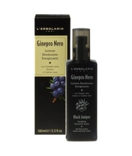 L Erbolario Black Juniper Energising Deodorant Lotion 100ml