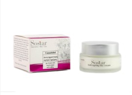 Sostar Canabisoil Anti Ageing Day Cream Αντιγηραντική Κρέμα Ημέρας με Έλαιο & Εκχύλισμα Κάνναβης, 50ml