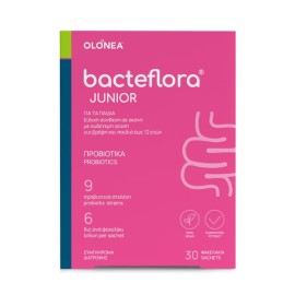 Olonea BacteFlora Junior Προβιοτικά σε Σκόνη με Ουδέτερη Γεύση, 30 φακελάκια