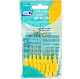 TePe Interdental Brush Extra Soft, Μεσοδόντια Βουρτσάκια Νούμερο 4 0.7mm Yellow 8 τεμάχια