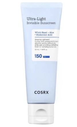 COSRX Ultra-Light Invisible Sunscreen – Super λεπτόρρευστο ενυδατικό αντιηλιακό με υψηλή προστασία 50ml
