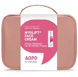 Tecnoskin Necessaire Myolift Face Cream Κρέμα Προσώπου για τις Πρώτες Ρυτίδες, 50ml & Δώρο Νεσεσέρ, 1σετ