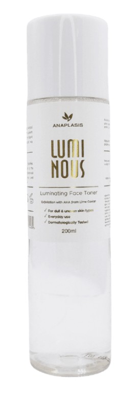 ANAPLASIS Luminous Whitening Toner Τονωτική Λοσιόν Προσώπου 200ml