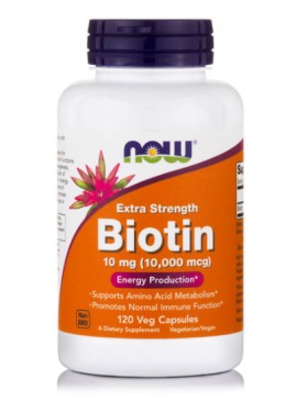 Now Foods Extra Strength Biotin 10mg,120 κάψουλες