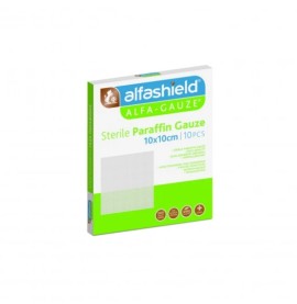 Alfashield Alfa-Gauze Sterile Paraffin Gauze 10x10cm 10τμχ