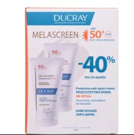 Ducray Melascreen UV spf50+ Αντηλιακή Κρέμα Πλούσιας Υφής 50ml 1+1