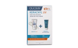 Ducray Set Keracnyl UV Anti-Blemish Fluid Spf50+ 50ml + Δώρο Keracnyl Gel Moussant, 40ml