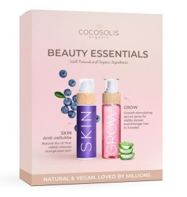 Cocosolis Organic Beauty Essentials Gift Set (Anti-Cellulite Skin 110ml + Grow 110ml)