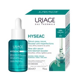 Uriage Hyseac New Skin Serum Anti-blemish Booster Ορός Προσώπου που Λειαίνει, Μειώνει τη Λιπαρότητα & Συσφίγγει τους Πόρους, 30ml