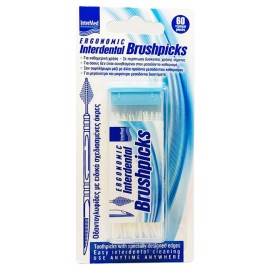 Intermed Ergonomic Interdental Brushpicks Οδοντογλυφίδες Μεσοδόντιου Καθαρισμού 60τμχ