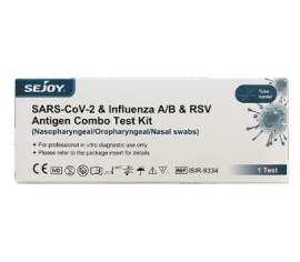 Sejoy Sars-CoV-2 & Influenza A/B & RSV Antigen Combo Test, 1τεμάχιο