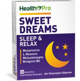 Health Pro Sweet Dreams Sleep & Relax για τον Ύπνο 30 Φακελίσκοι