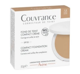 Avene Couvrance Compact Foundation Cream SPF30 με Κρεμώδη Υφή 1.2 Sand, 8.5gr