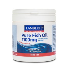 Lamberts Pure Fish Oil 1100mg, 120 κάψουλες