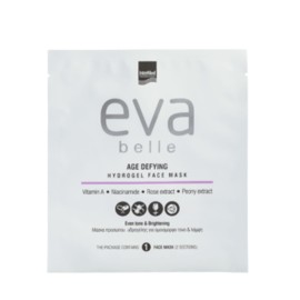 Intermed Eva Belle Age Defying Hydrogel Face Mask Μάσκα Υδρογέλης Προσώπου για Ομοιόμορφο Τόνο & Λάμψη, 1τεμ