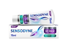 Sensodyne Clinical Repair Active Clean Οδοντόκρεμα για Αναδόμηση των Ευαίσθητων Δοντιών, 75ml