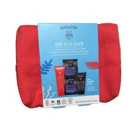 Apivita Promo Bee Sun Safe Hydra Face Gel Cream SPF50+, 50ml & Black Cleansing Gel, 50ml & Face Mask Sea Lave