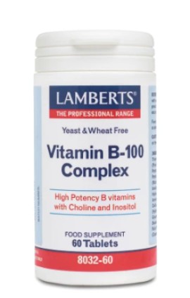 Lamberts Riboflavin 50mg (Vitamin B2), 100 κάψουλες