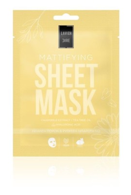 Lavish Care Mattifying Face Sheet Mask Μάσκα Προσώπου κατά της λιπαρότητας, 25g