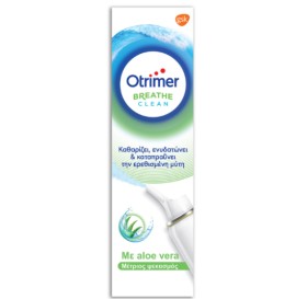 Otrimer Breathe Clean με Aloe Vera Φυσικό Ισότονο Διάλυμα Θαλασσινού Νερού - Μέτριος Ψεκασμός, 100ml