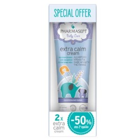 Pharmasept Promo (-50% στο 2ο Προϊόν) Baby Care Extra Calm Cream Κρέμα Αλλαγής Πάνας, 2x150ml