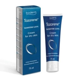 Boderm Tazarene 0.05% Κρέμα Τοπικής Εφαρμογής για Ξηρό Δέρμα, 75ml