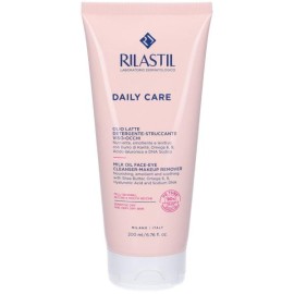 Rilastil Daily Care Milk Oil Ντεμακιγιάζ Προσώπου & Ματιών, 200ml