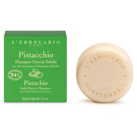 LErbolario Solid Shower Shampoo Pistacchio Σαπούνι για το Μπάνιο με Άρωμα Φυστίκι, 60gr