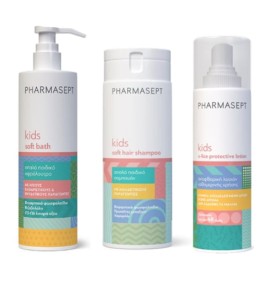 Pharmasept Back to School Pack με Kid Soft Hair Shampoo Παιδικό Σαμπουάν, 400ml, X-Lice Protective Lotion Αντιφθειρική Λοσιόν, 100ml & Kids Extra Mild Deo Roll-On Αποσμητικό για Παιδιά, 50ml, 1σετ