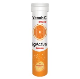 Novapharm IgActive  Bιταμίνη C Vitamin C 1000mg 20 Αναβράζοντα Δισκία