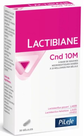 Pileje Lactibiane Cnd10 Συμπλήρωμα Διατροφής Πρόληψης & Θεραπείας Μυκητασικών Λοιμώξεων, 30 κάψουλες